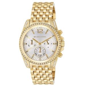 MK Mid-Size Gold Pressley Glitz Women's watch